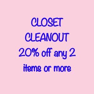 20% OFF ANY 2 ITEMS OR MORE